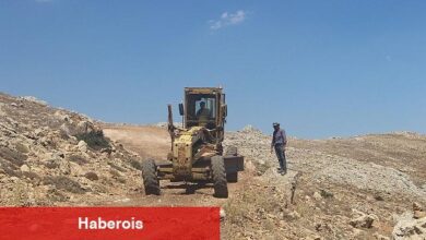 Çukurelma yayla yolunda bakım onarım ve yeni yol açma çalışması