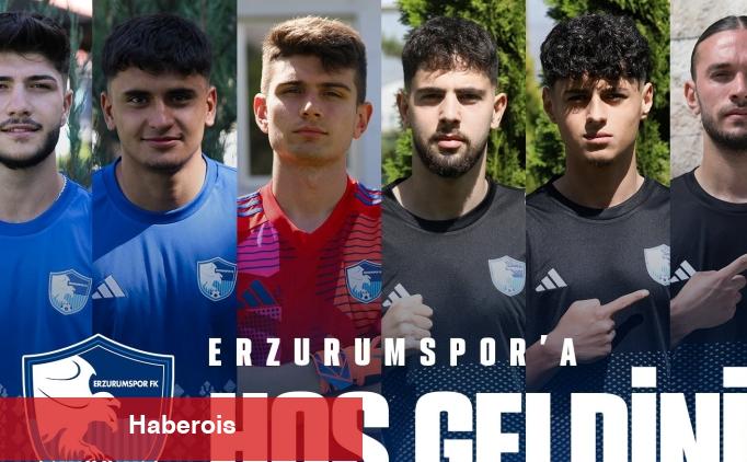 Erzurumspor'dan 6 destek