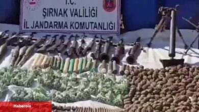 İçişleri'nden Şırnak Cudi'de 'GÜRZ-12'... BTÖ'ye ait mühimmat deposu imha edildi
