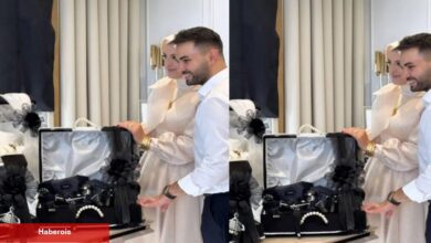 Kadir Ezildi'den damat bohçası paylaşımı! Gamze Türkmen ile paylaşımı gündem oldu