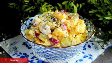 Meğerse patates salatasının en lezzetli haliymiş! Yedikçe yediren bavyera yolu patates salatası - Haberois Meğerse patates salatasının en lezzetli haliymiş! Yedikçe yediren bavyera yolu patates salatası