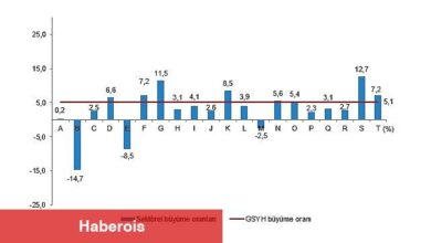 Tüik: Bağımsız yıllık gayrisafi yurt içi hasıla 2023 yılında %5,1 arttı