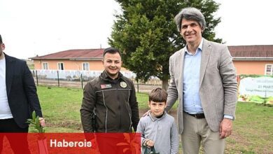 Başkan Kocaman Öğrencilerle Fidan Dikti