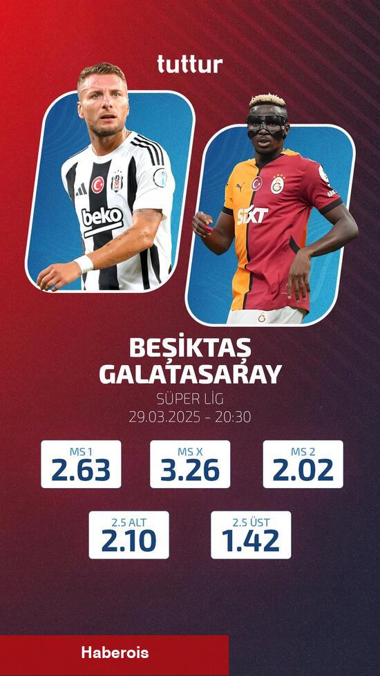 Beşiktaş - Galatasaray derbisinin oranları açıklandı - Haberois Beşiktaş - Galatasaray derbisinin oranları açıklandı