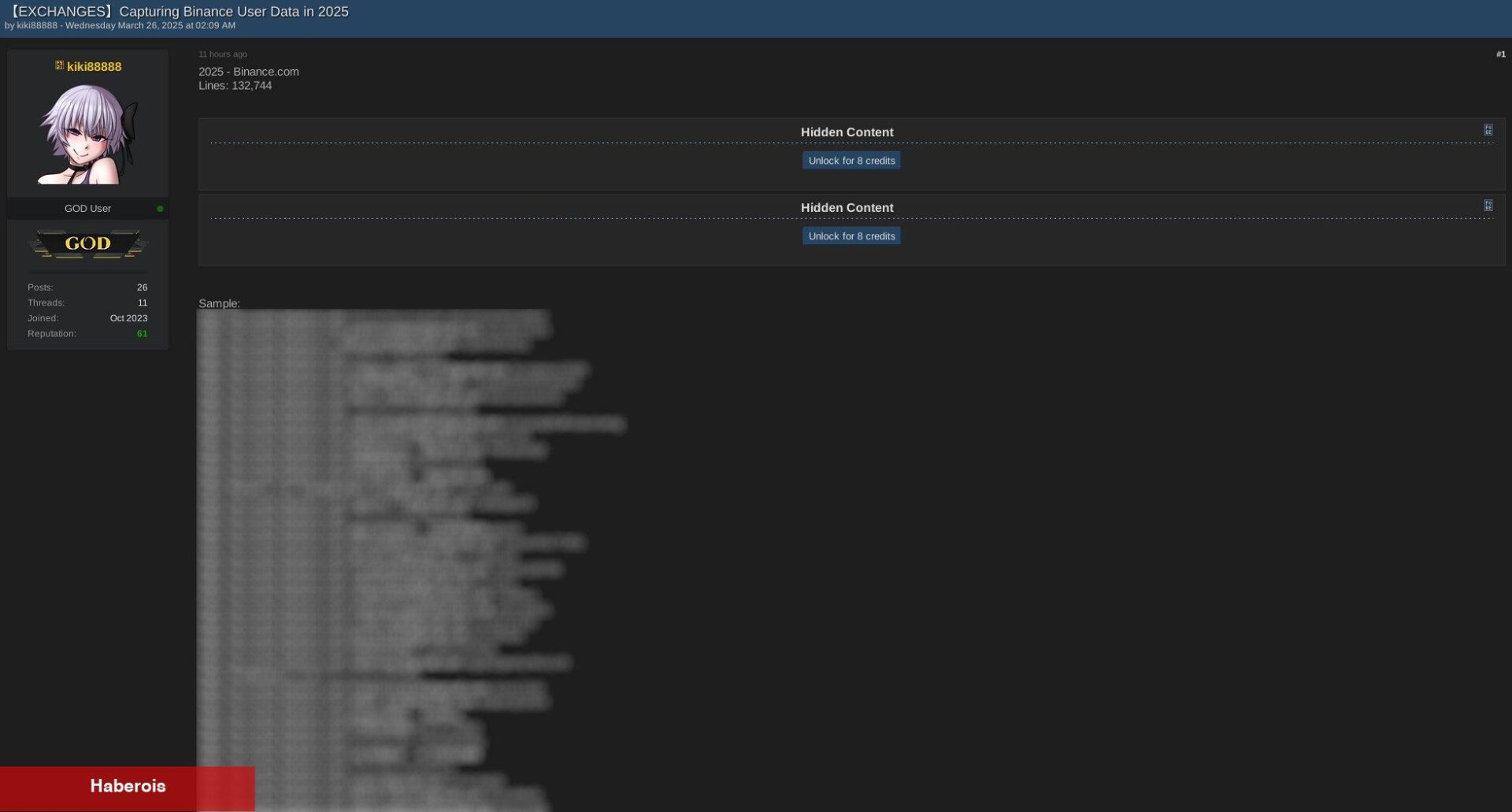Herkes Şokta: Binance Kullanıcı Bilgileri Dark Web’de Satışa Çıktı!