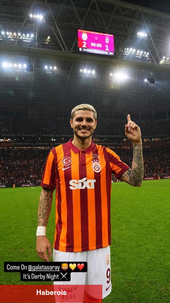 Mauro Icardi'den derbi için paylaşım! - Haberois Mauro Icardi'den derbi için paylaşım!