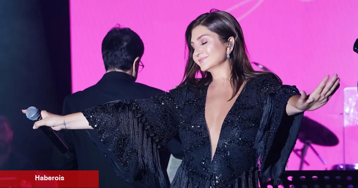 Sibel Can Kıbrıs'ta göz kamaştırdı