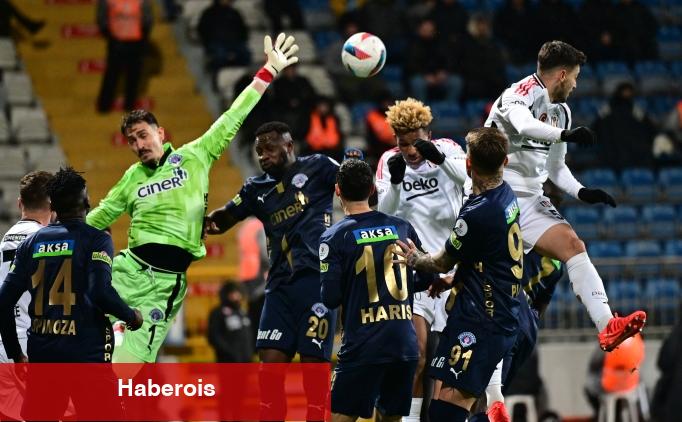 Beşiktaş, 10 şahısla puanı 90. dakikada kurtardı