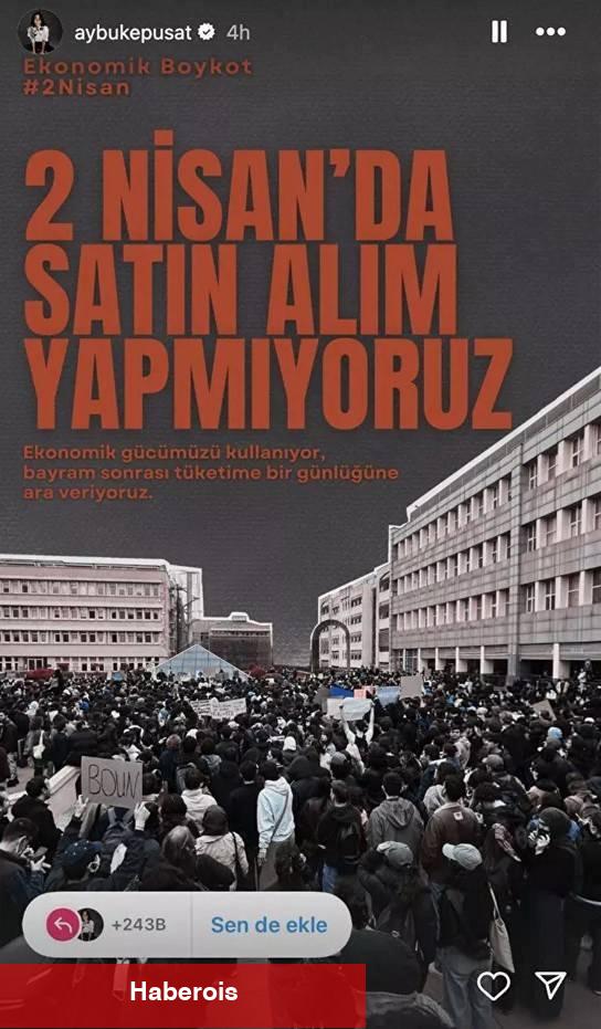 Boykot paylaşımı yapmıştı! Aybüke Pusat, Teşkilat dizisinden çıkarıldı - Haberois Boykot paylaşımı yapmıştı! Aybüke Pusat, Teşkilat dizisinden çıkarıldı