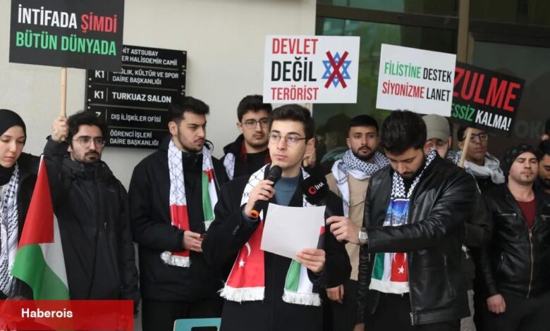 BTÜ'lü öğrenciler Gazze için tek yürek - Haberois BTÜ'lü öğrenciler Gazze için tek yürek