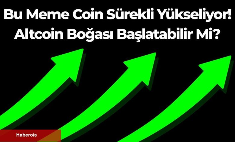 Bu Meme Coin Sürekli Yükseliyor! Altcoin Boğası Başlatabilir Mi? - Haberois Bu Meme Coin Sürekli Yükseliyor! Altcoin Boğası Başlatabilir Mi?