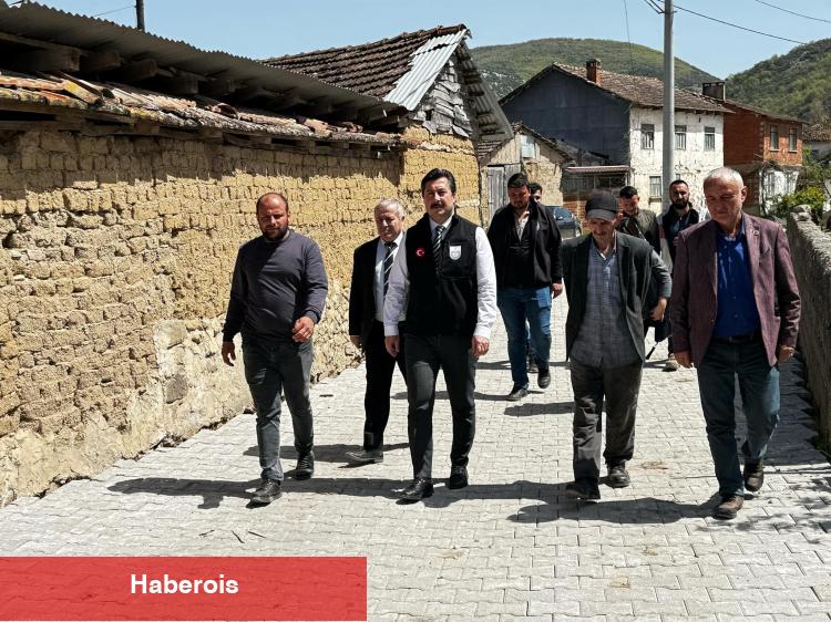 Bursa Yenişehir'de Ercan Özel sahada! Burcun’un yolları yenileniyor