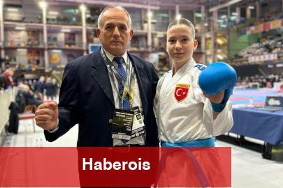 Bursalı karateci Nisanur Çakır'dan gümüş madalya