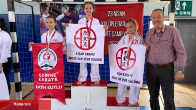 Edirne Keşan'da karatede 95 madalya ile tarihi rekor!