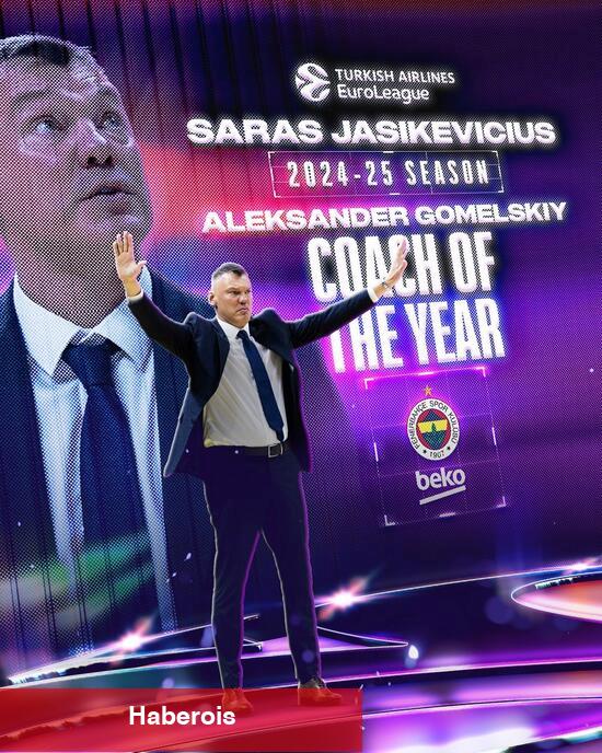 EuroLeague'de yılın koçu Sarunas Jasikevicius - Haberois EuroLeague'de yılın koçu Sarunas Jasikevicius