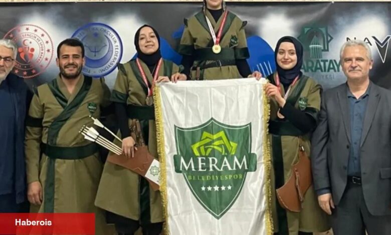 Geleneksel okçulukta zirve; Meram Belediyespor’un