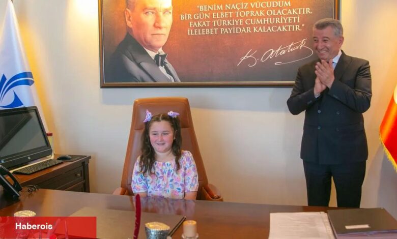 İzmir'de çocuk liderler koltuğa oturdu, isteklerini sıraladılar! - Haberois İzmir'de çocuk liderler koltuğa oturdu, isteklerini sıraladılar!