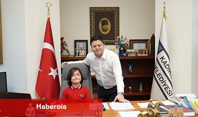 Kadıköy Belediyesi başkanlık koltuğunu çocuklara emanet etti
