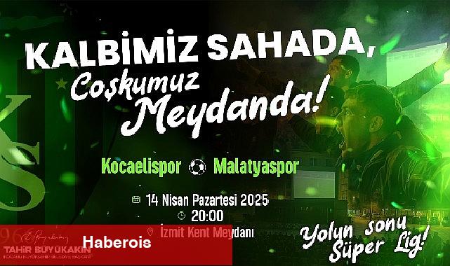 Kalbimiz sahada, coşkumuz meydanda