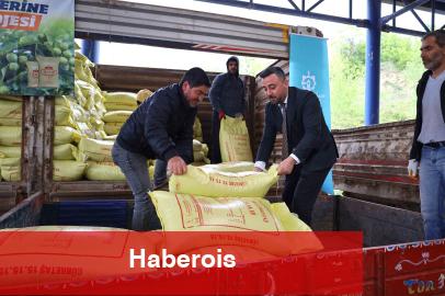 Kocaeli'den yaklaşık 2 bin üreticiye 500 ton gübre takviyesi