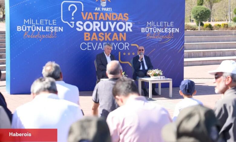 Konya Selçuklu'da vatandaş sordu, Lider cevapladı
