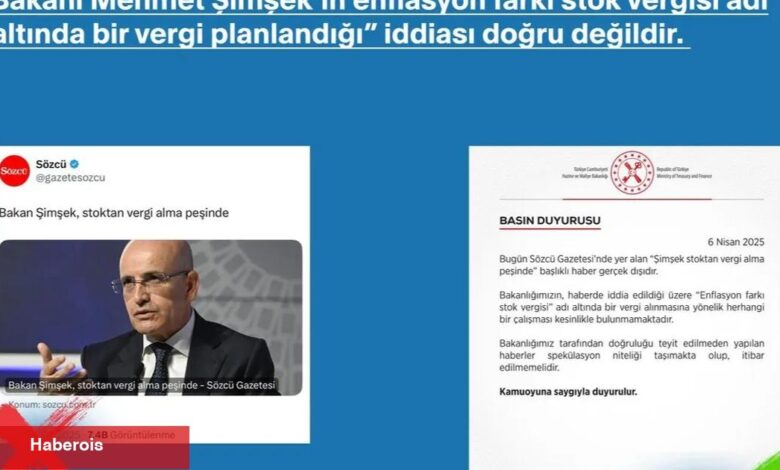 Maliye'den 'stok vergisi' iddialarına açıklama