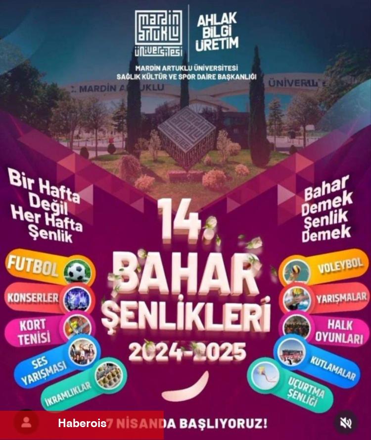 Mardin Artuklu Üniversitesi'nin 'Bahar Şenlikleri' tepki topladı
