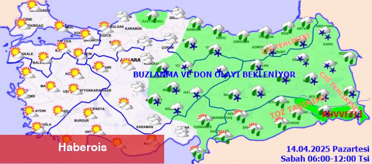 Meteorolojiden kritik uyarı! Doğu ve İç Kesimlerde yağmur, kar ve don bekleniyor