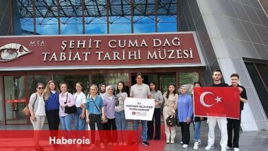 Öğrenciler MTA Tabiat Tarihi Müzesi'ni Gezdi