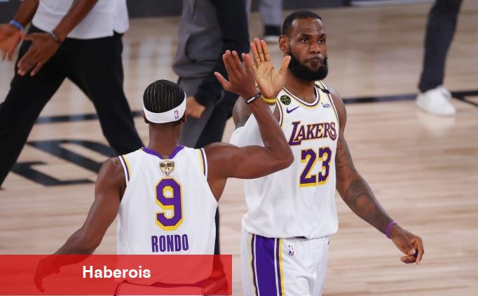 Rondo: "2020 NBA Finallerinde LeBron sayesinde müddet alabildim" - Haberois Rondo: "2020 NBA Finallerinde LeBron sayesinde müddet alabildim"