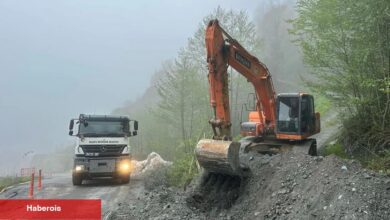 Sakarya'dan heyelan bölgesine anında müdahale - Haberois Sakarya'dan heyelan bölgesine anında müdahale