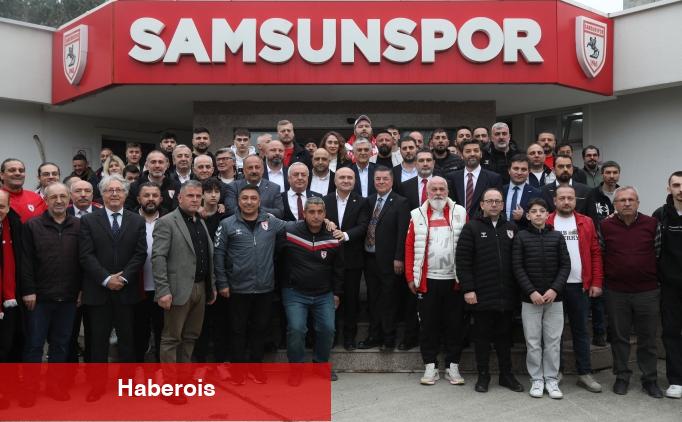 Samsunspor'da bayramlaşma merasimi düzenlendi - Haberois Samsunspor'da bayramlaşma merasimi düzenlendi