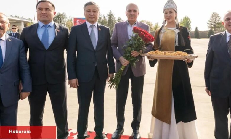 TBMM Başkanı Kurtulmuş Kırgızistan'da