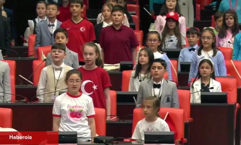 TBMM çocuklara emanet