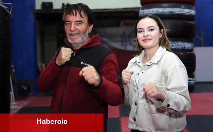 Tekvando antrenörü baba-kız, yeni atletler yetiştiriyor