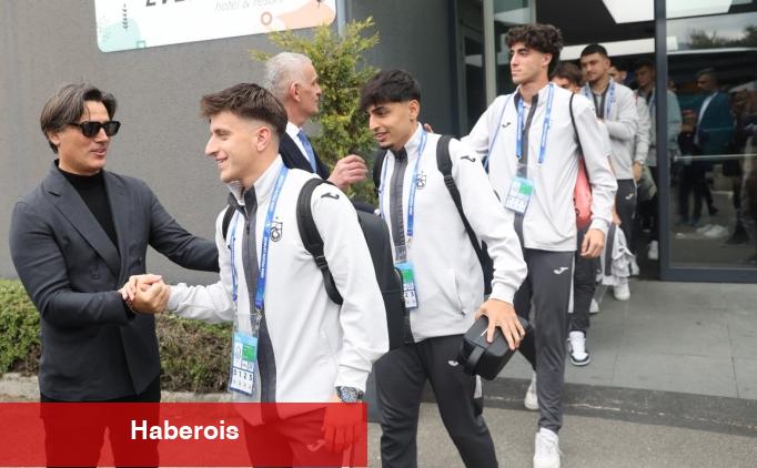 TFF Başkanı Hacıosmanoğlu ve Montella, Trabzonspor U19'a takviyede