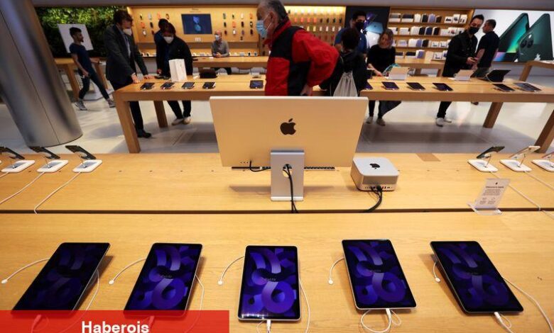 Trump’ın tarifeleri Muhteşem Yedili hisselerini vururken Apple düşüşe öncülük ediyor - Haberois Trump’ın tarifeleri Muhteşem Yedili hisselerini vururken Apple düşüşe öncülük ediyor