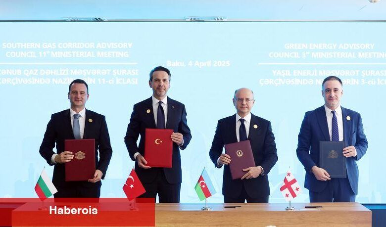 Türkiye, Azerbaycan, Bulgaristan ve Gürcistan "Yeşil Elektrik İletimi ve Ticareti Projesi" kapsamında mutabakat zaptı imzaladı