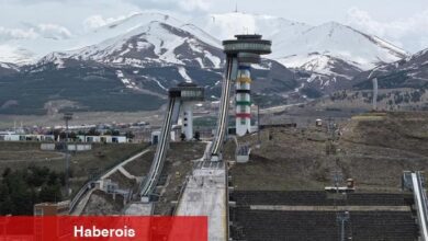 Türkiye'nin tek kayakla atlama kulelerinin pistleri ahşapla yenileniyor - Haberois Türkiye'nin tek kayakla atlama kulelerinin pistleri ahşapla yenileniyor
