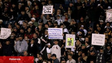 Acı bakan bir papa? Evet, o beyaz bir Sox hayranı.