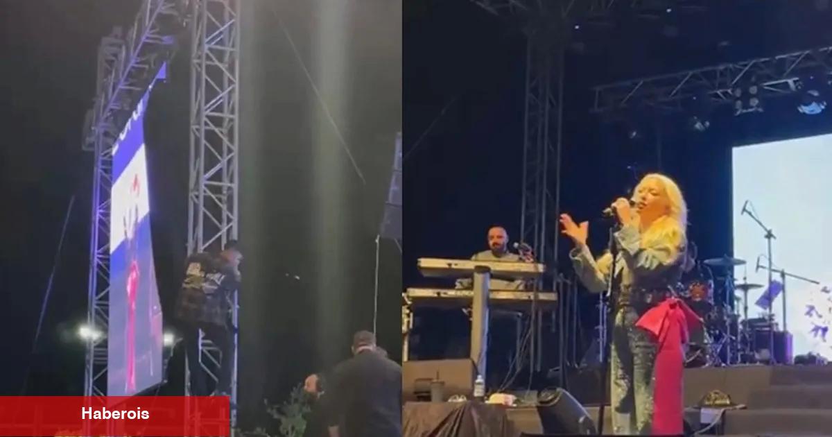 Aksaray’da Ece Seçkin rüzgarı; Örümcek adam üzere tırmandı!