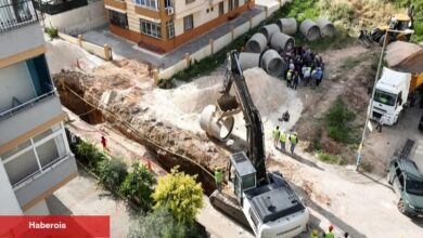 ASKİ'den yeni yağmur sınırı inşaatı - Haberois ASKİ'den yeni yağmur sınırı inşaatı