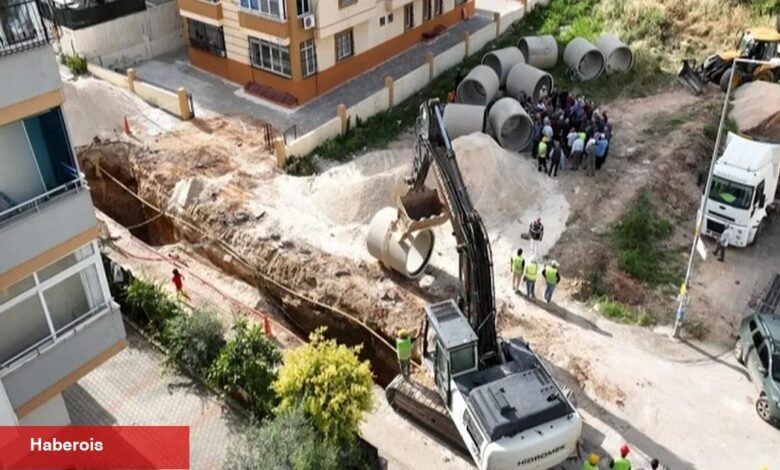 ASKİ'den yeni yağmur sınırı inşaatı - Haberois ASKİ'den yeni yağmur sınırı inşaatı