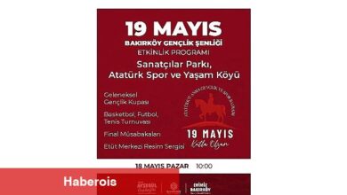 Bakırköy'de "19 Mayıs Gençlik Şenliği" Düzenleniyor
