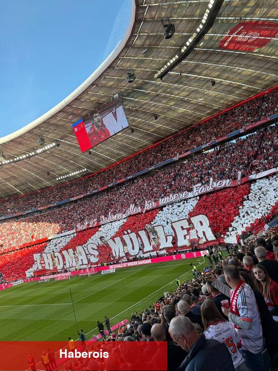 Bayern Münih'de Thomas Müller, taraftarına galibiyet ile veda etti!