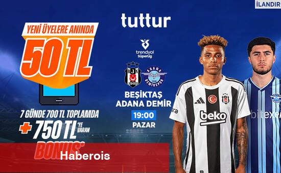 Beşiktaş - Adana Demirspor: 11'ler - Haberois Beşiktaş - Adana Demirspor: 11'ler