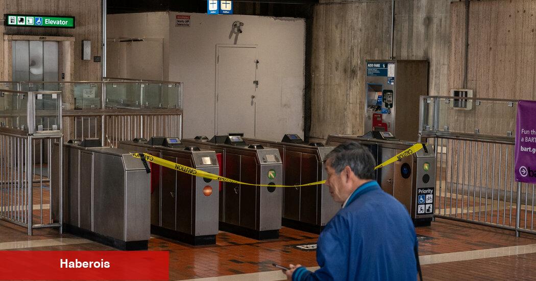 Bilgisayar Sorunu Körfez Bölgesi'ndeki tüm BART sistemini kapatıyor