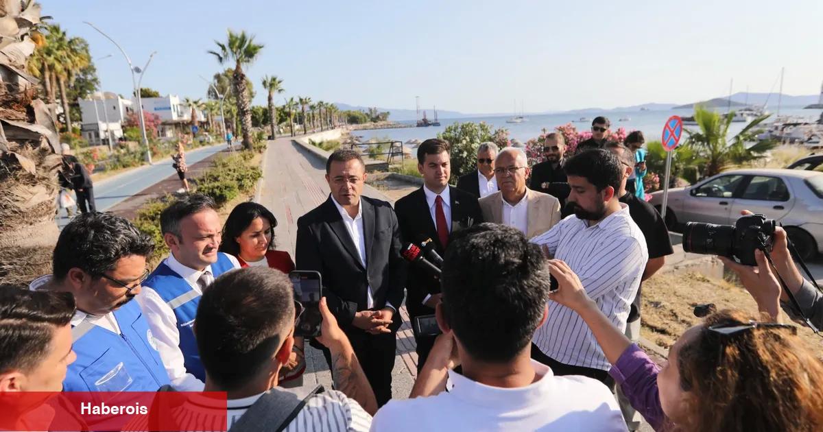 Bodrum’daki 62 Milyon TL’lik yol yatırımı tamamlanıyor