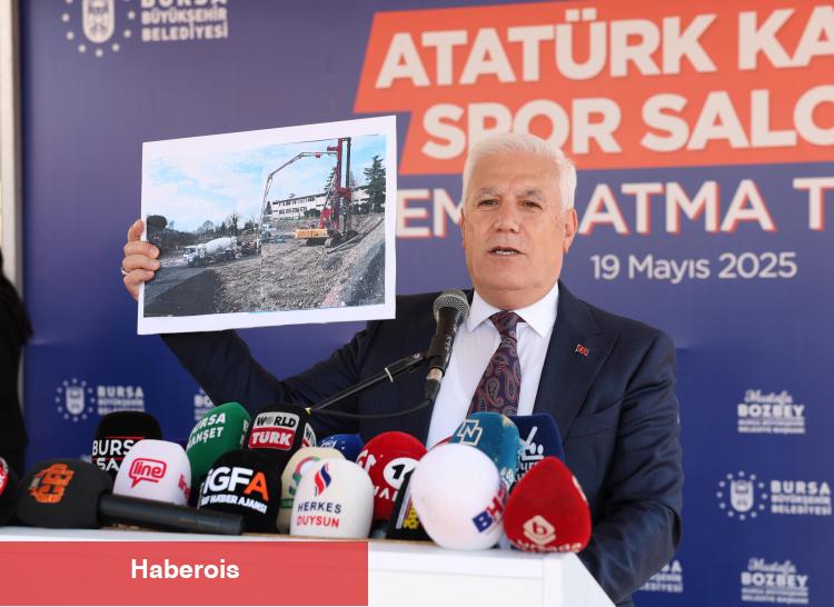 Bursa Atatürk Spor Salonu'na birinci harç! Açılış 19 Mayıs 2027'de