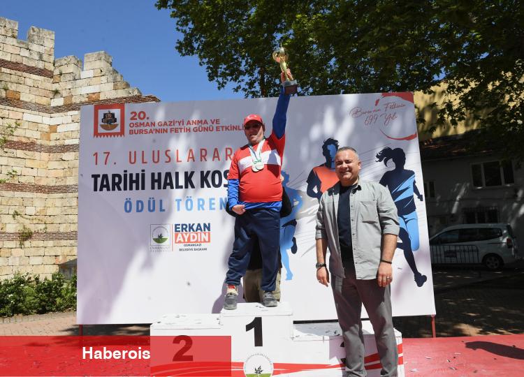 Bursa Osmangazi’de spor ile tarihi buluşturan koşu